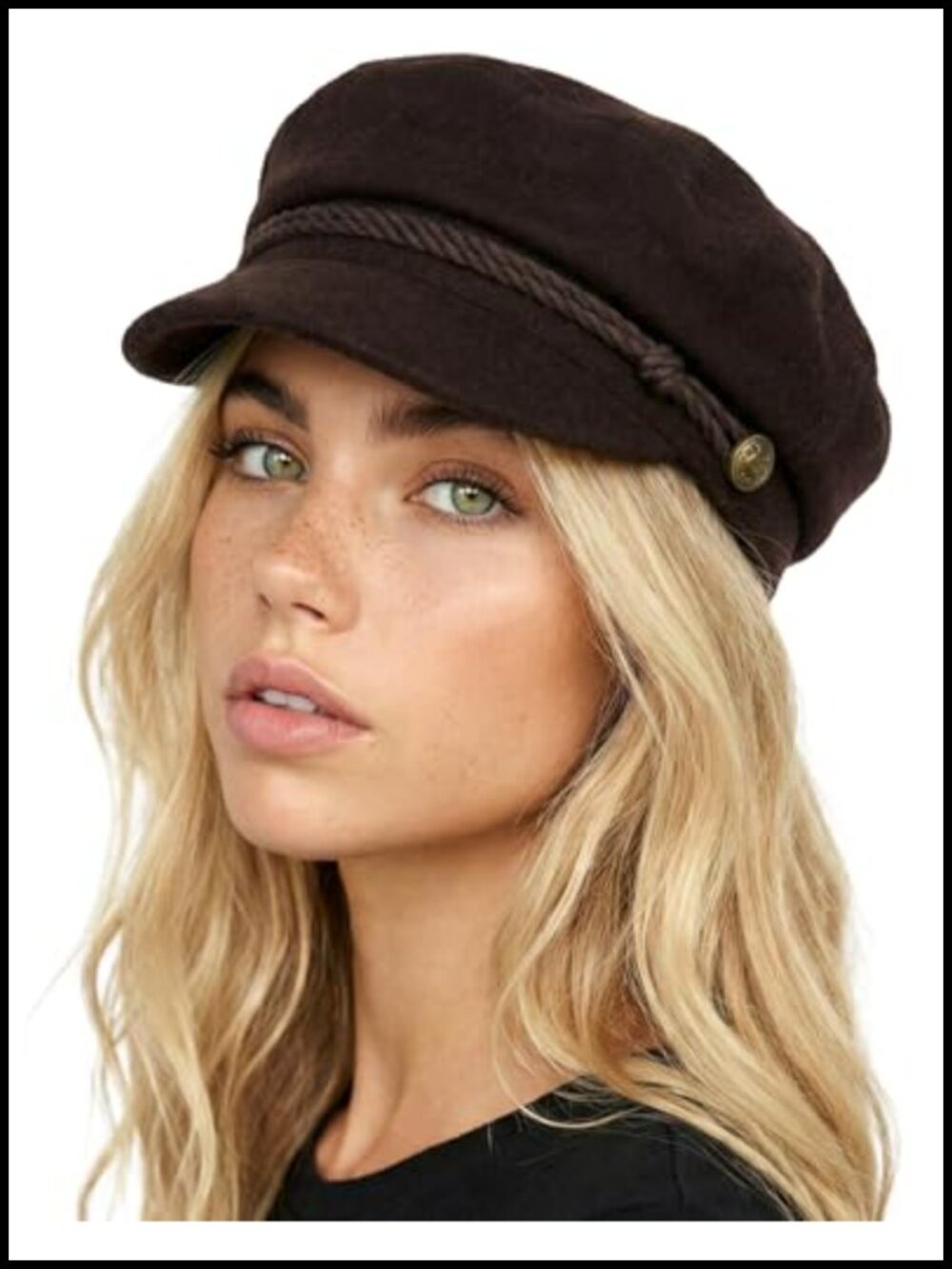 Wool Blend Greek Fisherman Newsboy Cap Cotton Captains Bakerboy Hat